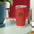Queensland Papua New Guinea Custom Tumbler Cup All Red Pacific PNG Tribal Style