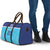 Queensland Samoa Custom Travel Bag Blue Pacific Polynesian Tribal Pattern - Polynesian Pride
