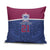 Queensland Samoa Custom Pillow Cover Maroon-Blue Pacific Polynesian Tribal Pattern - Polynesian Pride