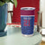 Queensland Samoa Custom Tumbler Cup Maroon-Blue Pacific Polynesian Tribal Pattern