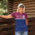 Queensland Samoa Custom Women Polo Shirt Maroon-Blue Pacific Polynesian Tribal Pattern