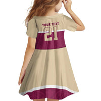 Queensland Samoa Custom Family Matching Short Sleeve Bodycon Dress and Hawaiian Shirt Maroon Pacific Polynesian Tribal Pattern LT9 - Polynesian Pride