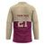 Queensland Samoa Custom Hockey Jersey Maroon Pacific Polynesian Tribal Pattern - Polynesian Pride