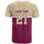 Queensland Samoa Custom T Shirt Maroon Pacific Polynesian Tribal Pattern