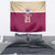 Queensland Samoa Custom Tapestry Maroon Pacific Polynesian Tribal Pattern