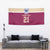 Queensland Samoa Custom Tapestry Maroon Pacific Polynesian Tribal Pattern