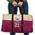 Queensland Samoa Custom Travel Bag Maroon Pacific Polynesian Tribal Pattern - Polynesian Pride