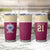 Queensland Samoa Custom Tumbler Cup Maroon Pacific Polynesian Tribal Pattern