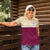 Queensland Samoa Custom Women Polo Shirt Maroon Pacific Polynesian Tribal Pattern