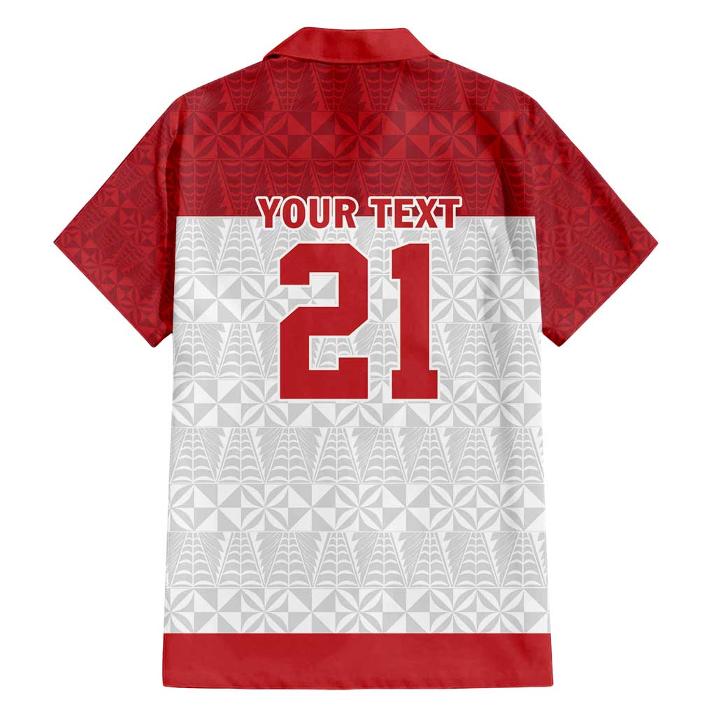 Queensland Tonga Custom Family Matching Tank Maxi Dress and Hawaiian Shirt QLD with Tongan Ngatu Pattern LT9 - Polynesian Pride
