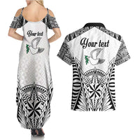Personalised Tonga 676 Couples Matching Summer Maxi Dress and Hawaiian Shirt Tribal Kupesi Ngatu Unique LT9 - Polynesian Pride