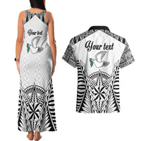 Personalised Tonga 676 Couples Matching Tank Maxi Dress and Hawaiian Shirt Tribal Kupesi Ngatu Unique LT9 - Polynesian Pride