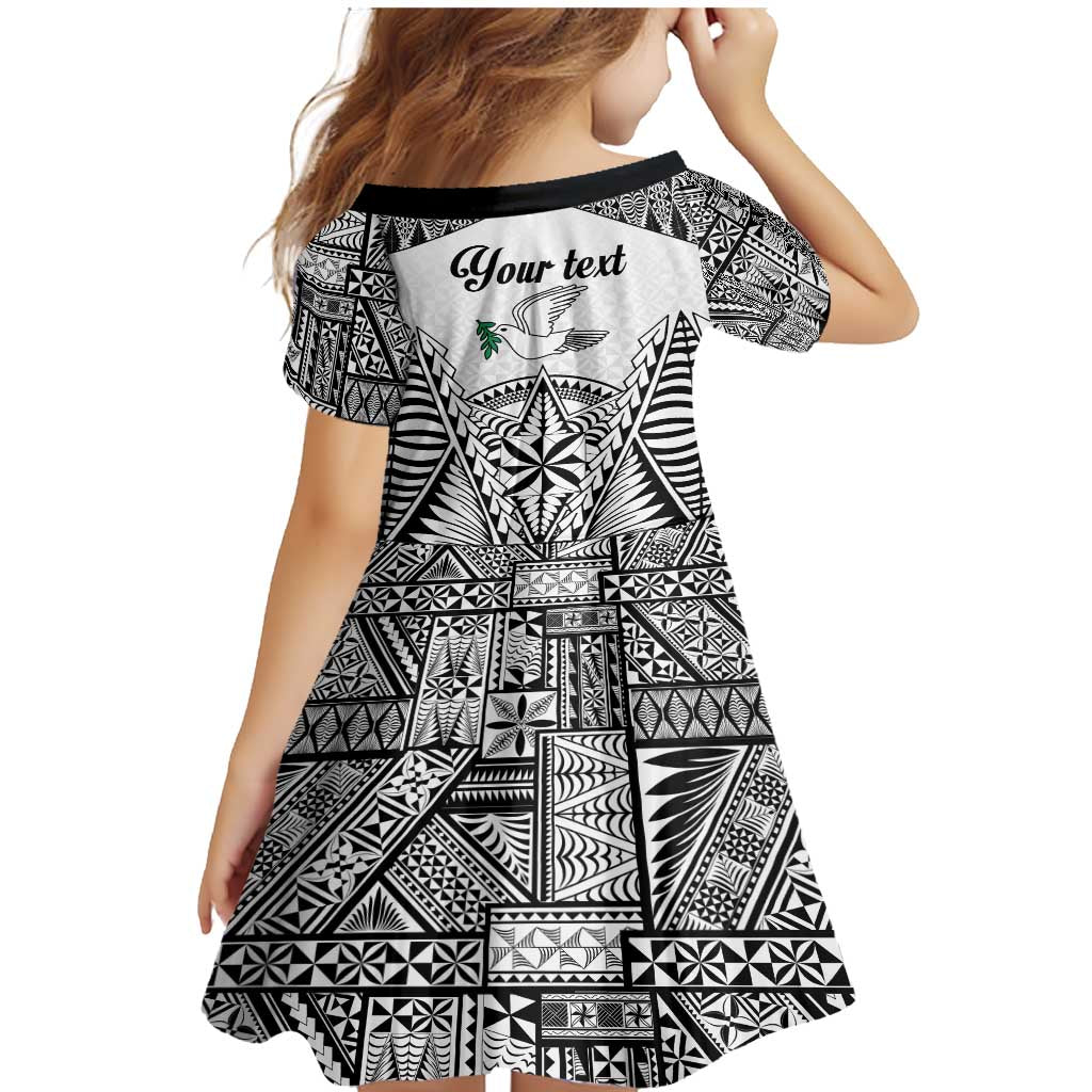 Personalised Tonga 676 Family Matching Mermaid Dress and Hawaiian Shirt Tribal Kupesi Ngatu Unique LT9 - Polynesian Pride