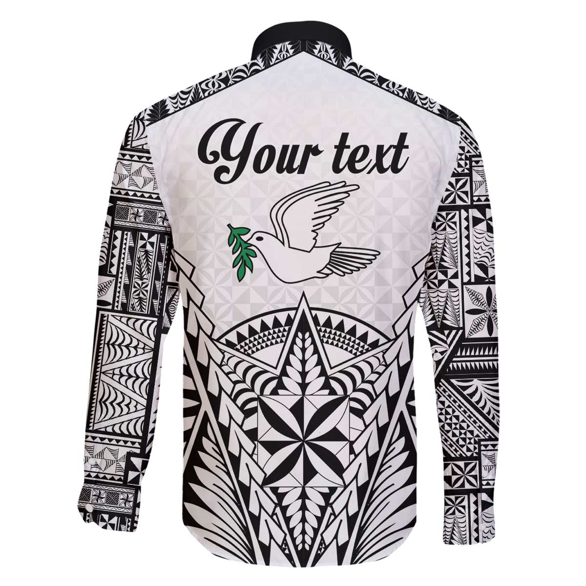 Personalised Tonga 676 Family Matching Off The Shoulder Long Sleeve Dress and Hawaiian Shirt Tribal Kupesi Ngatu Unique LT9 - Polynesian Pride