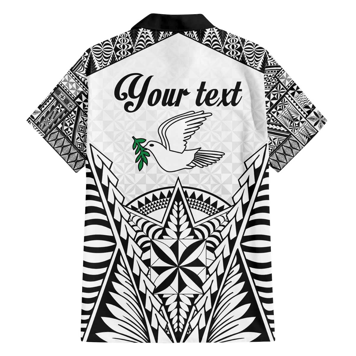 Personalised Tonga 676 Family Matching Off Shoulder Short Dress and Hawaiian Shirt Tribal Kupesi Ngatu Unique LT9 - Polynesian Pride