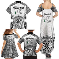 Personalised Tonga 676 Family Matching Summer Maxi Dress and Hawaiian Shirt Tribal Kupesi Ngatu Unique LT9 - Polynesian Pride