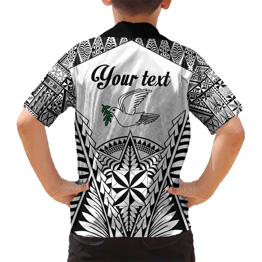 Personalised Tonga 676 Kid Hawaiian Shirt Tribal Kupesi Ngatu Unique LT9 - Polynesian Pride