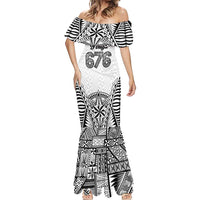 Personalised Tonga 676 Mermaid Dress Tribal Kupesi Ngatu Unique LT9 - Polynesian Pride