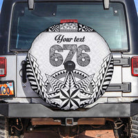 Personalised Tonga 676 Spare Tire Cover Tribal Kupesi Ngatu Unique