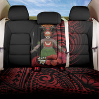 Huli Wigmen Tribe Hela Province Back Car Seat Cover Papua New Guinea Indigenous Pattern LT9 One Size Black - Polynesian Pride