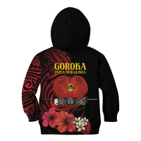 Huli Wigmen Tribe Hela Province Kid Hoodie Papua New Guinea Indigenous Pattern LT9 - Polynesian Pride