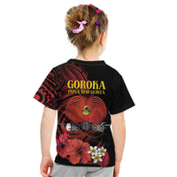 Huli Wigmen Tribe Hela Province Kid T Shirt Papua New Guinea Indigenous Pattern LT9 - Polynesian Pride