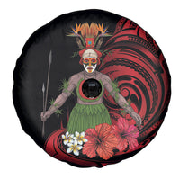 Huli Wigmen Tribe Hela Province Spare Tire Cover Papua New Guinea Indigenous Pattern LT9 - Polynesian Pride