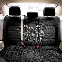 Skeleton Tribe Simbu Province Back Car Seat Cover Papua New Guinea Indigenous Pattern LT9 - Polynesian Pride