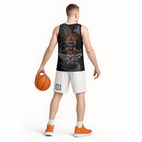 Mokomoko Tribe Eastern Highlands Province Basketball Jersey Papua New Guinea Indigenous Pattern LT9 - Polynesian Pride