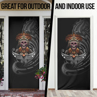 Mokomoko Tribe Eastern Highlands Province Door Cover Papua New Guinea Indigenous Pattern LT9 - Polynesian Pride