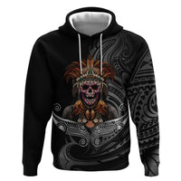 Mokomoko Tribe Eastern Highlands Province Hoodie Papua New Guinea Indigenous Pattern LT9 Pullover Hoodie Black - Polynesian Pride
