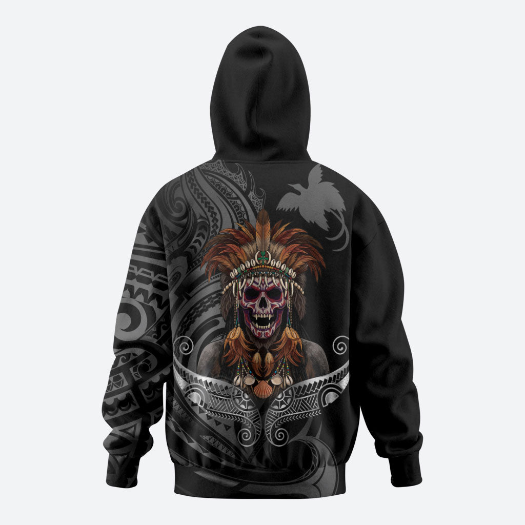 Mokomoko Tribe Eastern Highlands Province Hoodie Papua New Guinea Indigenous Pattern LT9 - Polynesian Pride
