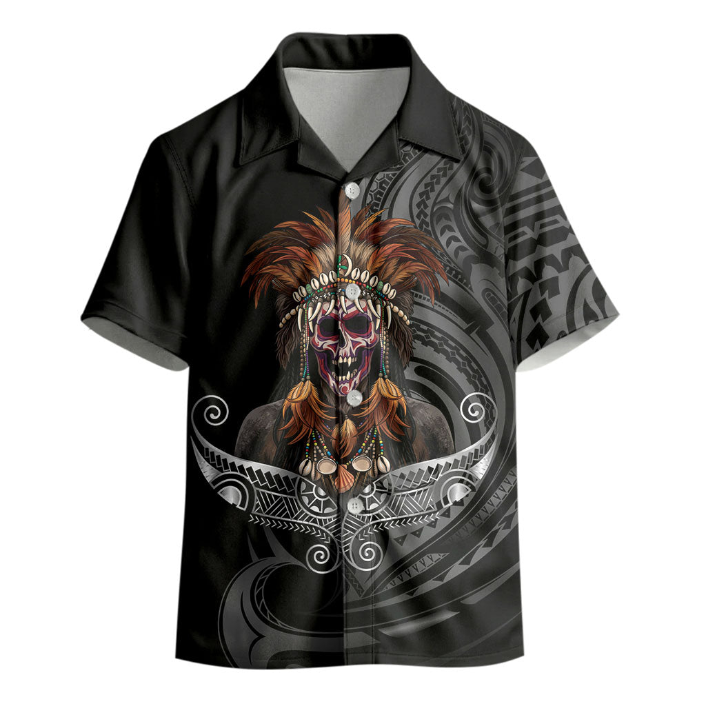 Mokomoko Tribe Eastern Highlands Province Kid Hawaiian Shirt Papua New Guinea Indigenous Pattern LT9 - Polynesian Pride