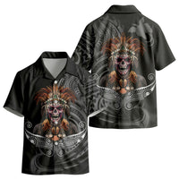 Mokomoko Tribe Eastern Highlands Province Kid Hawaiian Shirt Papua New Guinea Indigenous Pattern LT9 - Polynesian Pride