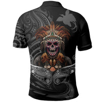 Mokomoko Tribe Eastern Highlands Province Polo Shirt Papua New Guinea Indigenous Pattern LT9 - Polynesian Pride