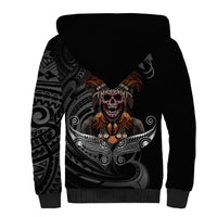Mokomoko Tribe Eastern Highlands Province Sherpa Hoodie Papua New Guinea Indigenous Pattern LT9 - Polynesian Pride