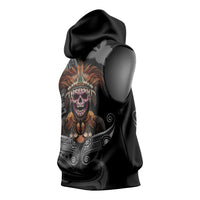 Mokomoko Tribe Eastern Highlands Province Sleeveless Hoodie Papua New Guinea Indigenous Pattern LT9 - Polynesian Pride