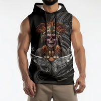 Mokomoko Tribe Eastern Highlands Province Sleeveless Hoodie Papua New Guinea Indigenous Pattern LT9 - Polynesian Pride