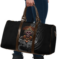 Mokomoko Tribe Eastern Highlands Province Travel Bag Papua New Guinea Indigenous Pattern LT9 - Polynesian Pride