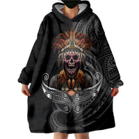 Mokomoko Tribe Eastern Highlands Province Wearable Blanket Hoodie Papua New Guinea Indigenous Pattern LT9 - Polynesian Pride