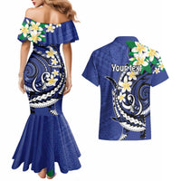 FSM Chuuk State Polynesian Shark Tattoo Personalised Couples Matching Mermaid Dress and Hawaiian Shirt LT9 - Polynesian Pride
