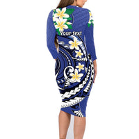 FSM Chuuk State Polynesian Shark Tattoo Personalised Family Matching Long Sleeve Bodycon Dress and Hawaiian Shirt LT9 - Polynesian Pride
