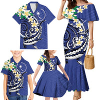FSM Chuuk State Polynesian Shark Tattoo Personalised Family Matching Mermaid Dress and Hawaiian Shirt LT9 - Polynesian Pride