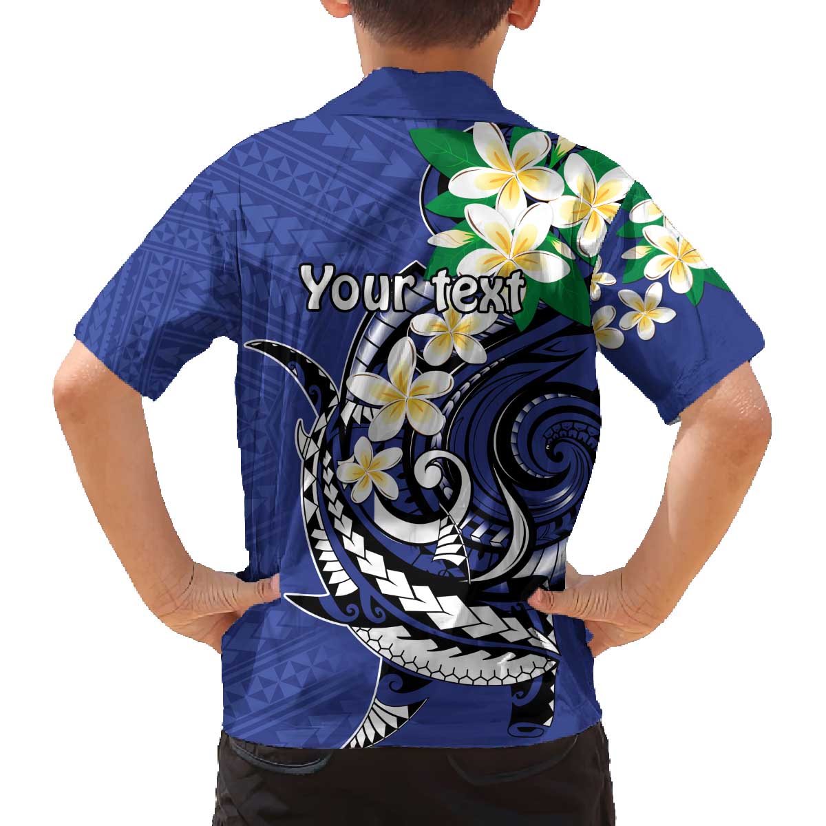 FSM Chuuk State Polynesian Shark Tattoo Personalised Family Matching Off Shoulder Short Dress and Hawaiian Shirt LT9 - Polynesian Pride
