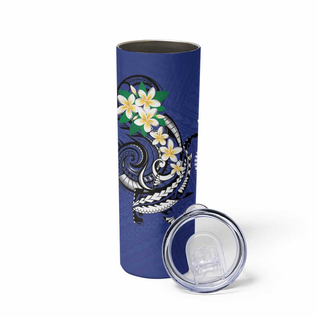 FSM Chuuk State Polynesian Shark Tattoo Personalised Skinny Tumbler