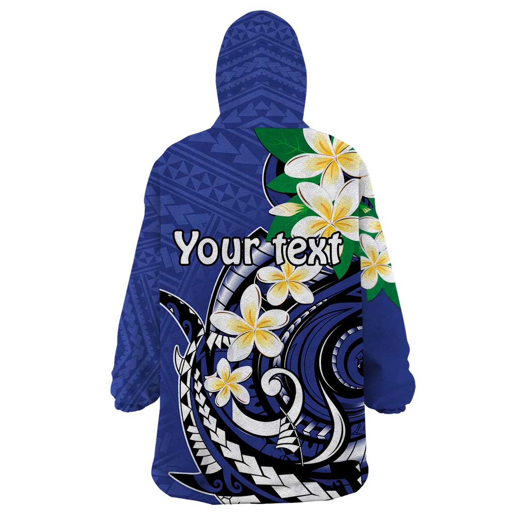 FSM Chuuk State Polynesian Shark Tattoo Personalised Wearable Blanket Hoodie LT9 - Polynesian Pride