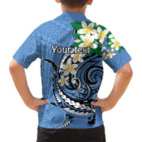 FSM Kosrae Polynesian Shark Tattoo Personalised Family Matching Long Sleeve Bodycon Dress and Hawaiian Shirt LT9 - Polynesian Pride