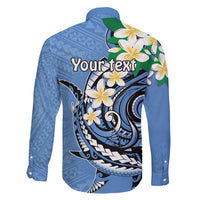 FSM Kosrae Polynesian Shark Tattoo Personalised Family Matching Off Shoulder Maxi Dress and Hawaiian Shirt LT9 - Polynesian Pride