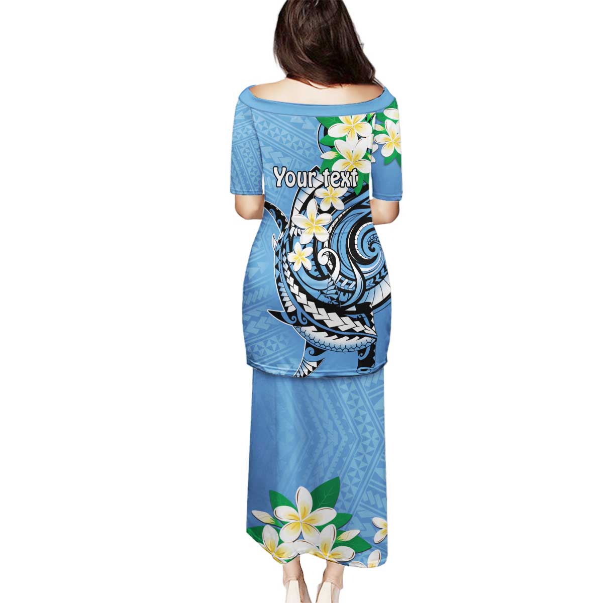 FSM Kosrae Polynesian Shark Tattoo Personalised Family Matching Puletasi and Hawaiian Shirt LT9 - Polynesian Pride