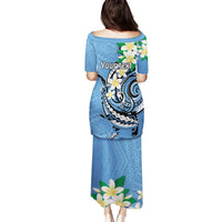 FSM Kosrae Polynesian Shark Tattoo Personalised Family Matching Puletasi and Hawaiian Shirt LT9 - Polynesian Pride